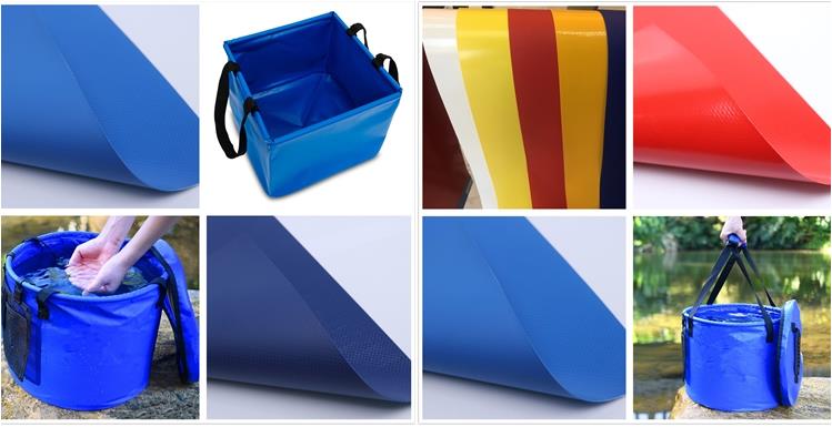 PVC folding water bucket, PVC trash can